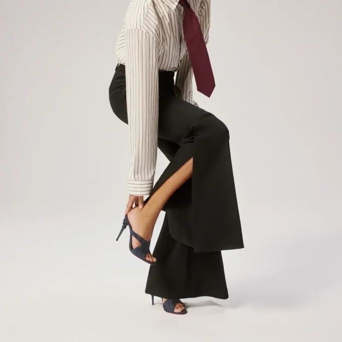 Affabula Mule – 100 Mm Mules – Silk Taffetas – Last Night – Women