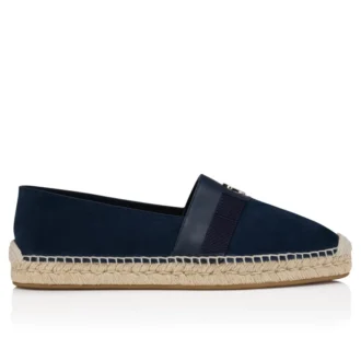 Alfarica – Espadrilles – Reversed Calf Leather – Marine – Men
