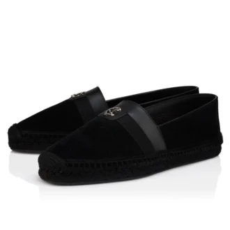 Alfarica – Espadrilles – Reversed Nubuck Leather – Black – Men