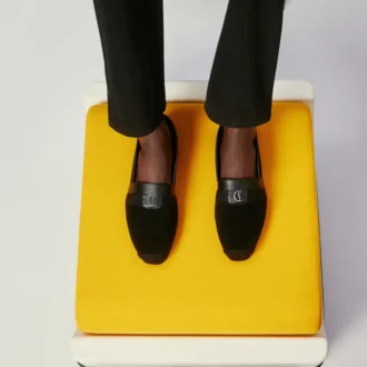 Alfarica – Espadrilles – Reversed Nubuck Leather – Black – Men