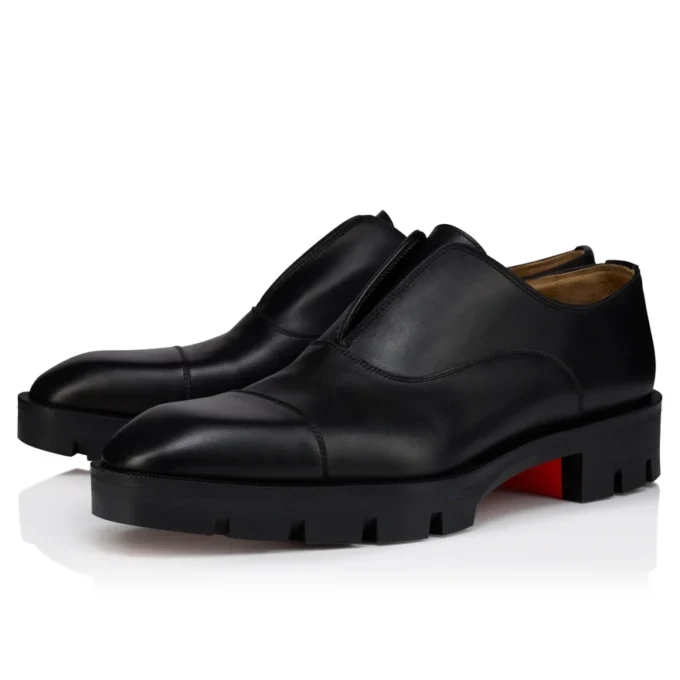 Alpha Lion – Oxfords – Calf Leather – Black – Men
