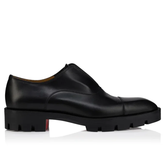 Alpha Lion – Oxfords – Calf Leather – Black – Men