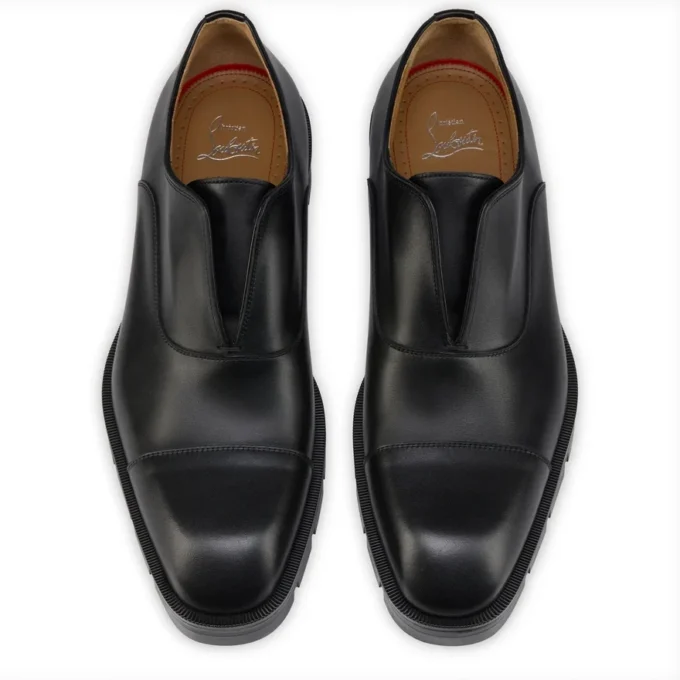 Alpha Lion – Oxfords – Calf Leather – Black – Men