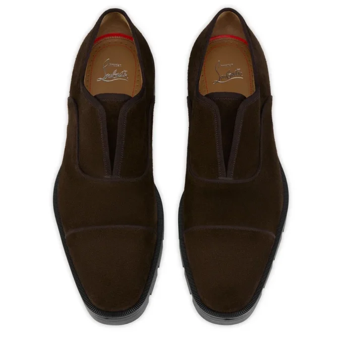 Alpha Lion – Oxfords – Reversed Calf Leather – Cafe – Men