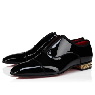 Alphamale Rocks – Oxfords – Patent Calf Leather – Black – Men