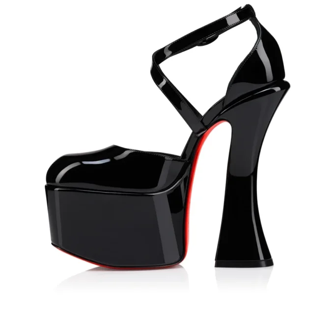 Aquadorcet – 160 Mm Strappy Pumps – Patent Calf Leather – Black – Women