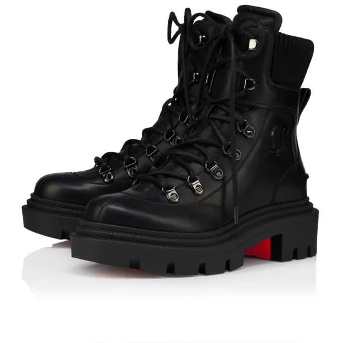 Armandine College – Boots – Waxed Calf Leather – Black – Women Armandine College – Boots – Waxed Calf Leather – Black – Women