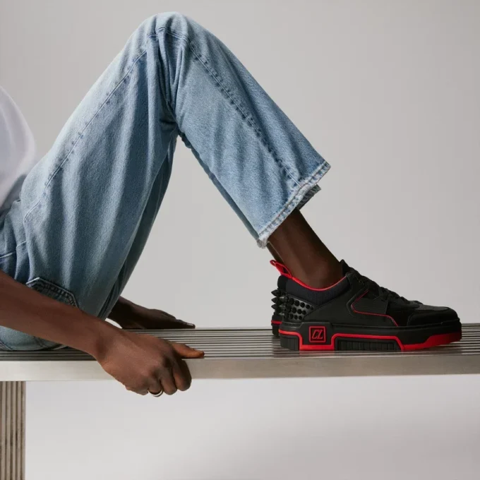 Astroloubi – Sneakers – Calf Leather and Suede – Black – Men Astroloubi – Sneakers – Calf Leather and Suede – Black – Men