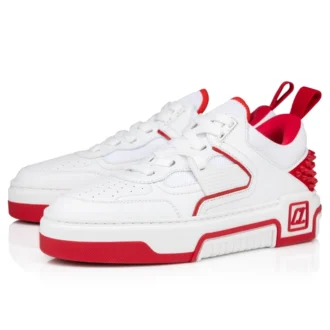 Astroloubi – Sneakers – Calf Leather, Suede and Nappa Leather – White – Women