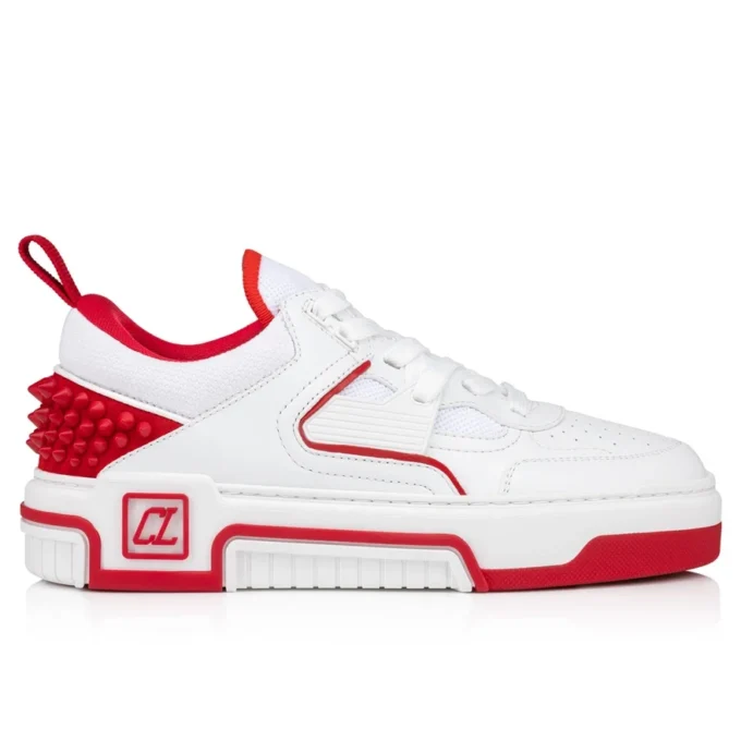 Astroloubi – Sneakers – Calf Leather, Suede and Nappa Leather – White – Women