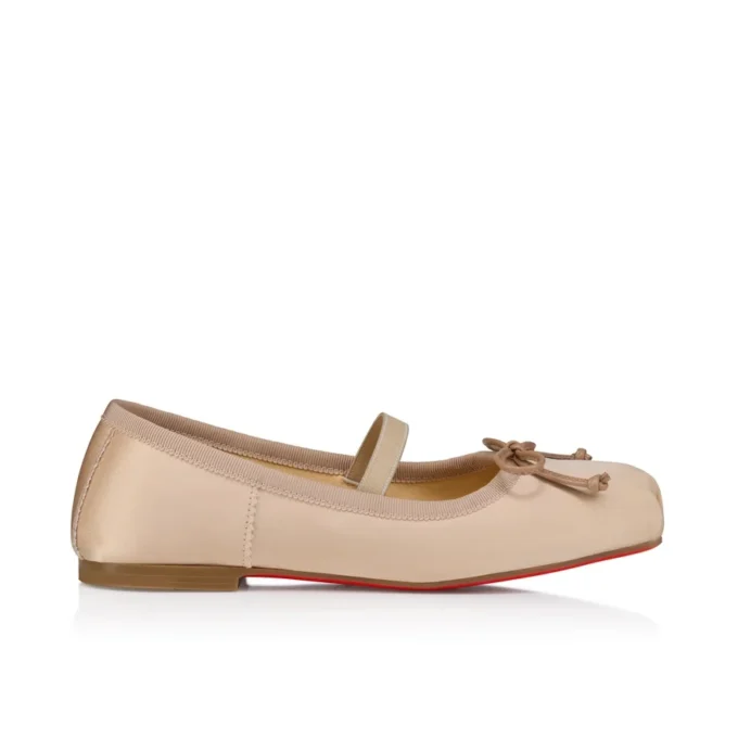 Baballet – Ballerinas – Crepe Satin and Lamb Nappa Leather – Blush – Kids