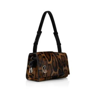 Baggy – Shoulder Bag – ‘Bengali’ Printed Hairy Calf Leather – Brown