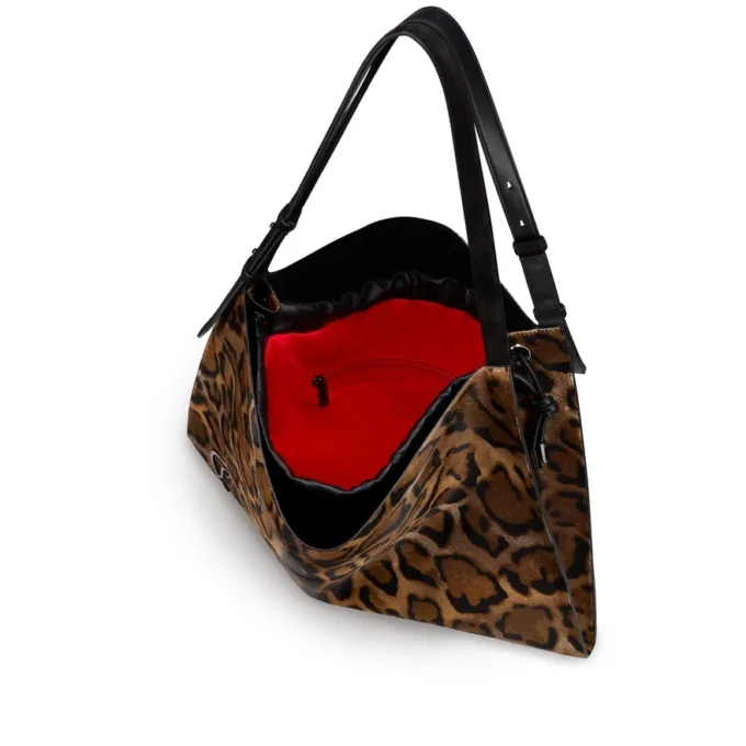 Baggy – Tote Bag – ‘Bengali’ Printed Hairy Calf Leather – Brown Baggy – Tote Bag – ‘Bengali’ Printed Hairy Calf Leather – Brown