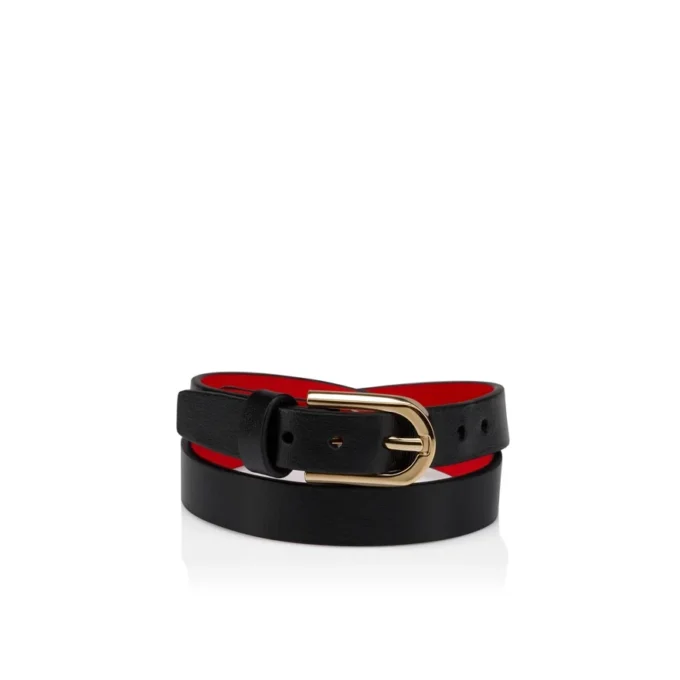 Bettina – Bracelet – Smooth Calf Leather – Black