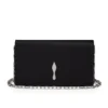 Bettina – Clutch – Crepe Satin – Black