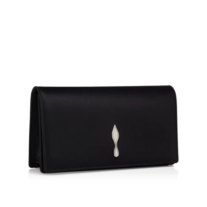 Bettina – Clutch – Crepe Satin – Black