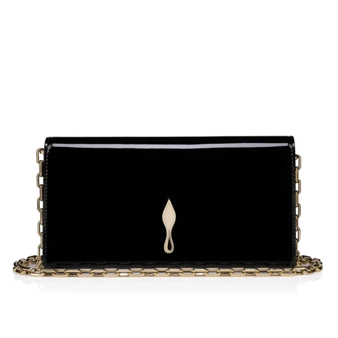 Bettina – Clutch – Patent Calf Leather – Black