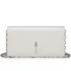 Bettina – Clutch – Pearly Nappa Leather – White