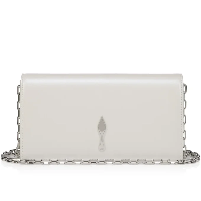Bettina – Clutch – Pearly Nappa Leather – White