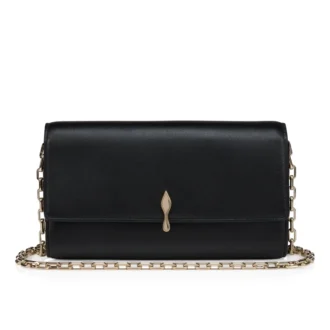 Bettina – Wallet on Chain – Lamb Nappa Leather – Black Bettina – Wallet on Chain – Lamb Nappa Leather – Black