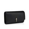 Bettina – Wallet on Chain – Lamb Nappa Leather – Black