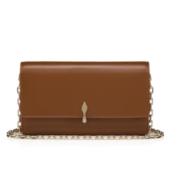 Bettina – Wallet on Chain – Lamb Nappa Leather – Cuoio Bettina – Wallet on Chain – Lamb Nappa Leather – Cuoio