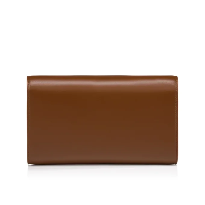 Bettina – Wallet on Chain – Lamb Nappa Leather – Cuoio