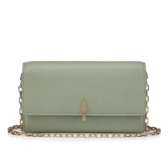 Bettina – Wallet on Chain – Lamb Nappa Leather – Haiiro Bettina – Wallet on Chain – Lamb Nappa Leather – Haiiro