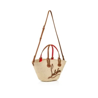 Cabata Mini – Tote Bag – Raffia and Calf Leather – Natural