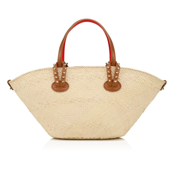 Cabata Mini – Tote Bag – Raffia and Calf Leather – Natural