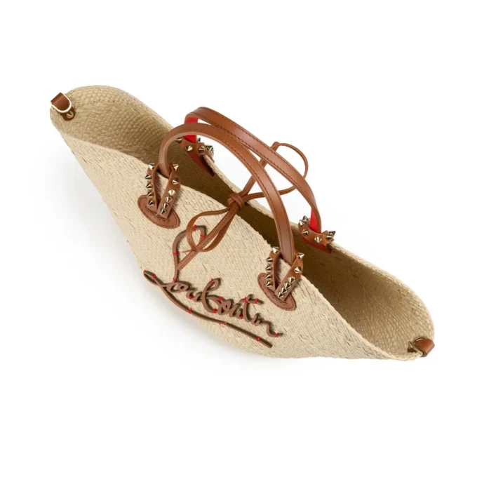 Cabata Mini – Tote Bag – Raffia and Calf Leather – Natural