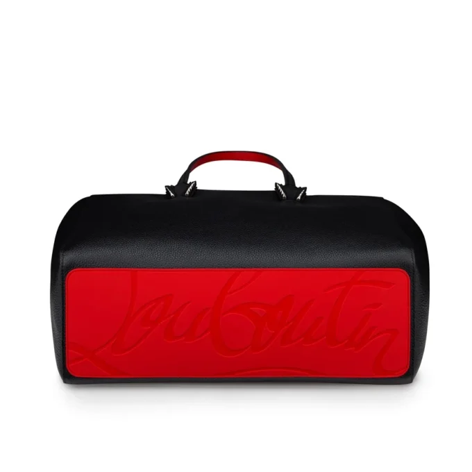 Cabata Small – Tote Bag – Calf Leather and Spikes – Black