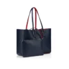 Cabata Small – Tote Bag – Calf Leather and Spikes – Zaffiro