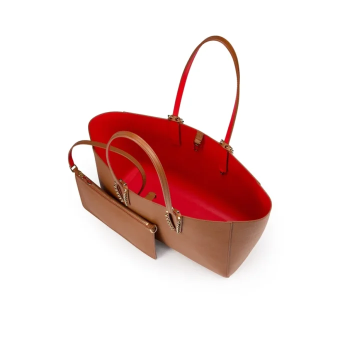 Cabata Small – Tote Bag – Grained Calf Leather – Cuoio