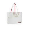Cabata Small – Tote Bag – Soft Calf Leather and Spikes – Bianco