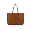 Cabata – Tote Bag – Calf Leather and Spikes – Cuoio