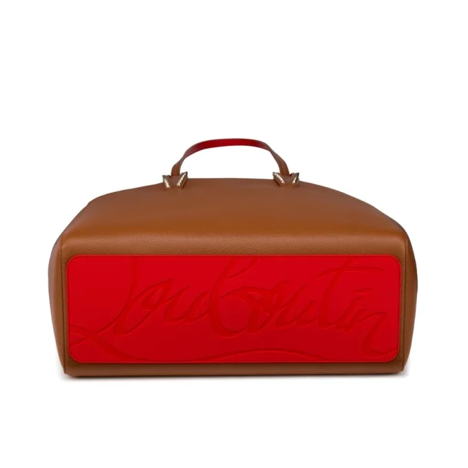 Cabata – Tote Bag – Calf Leather and Spikes – Cuoio