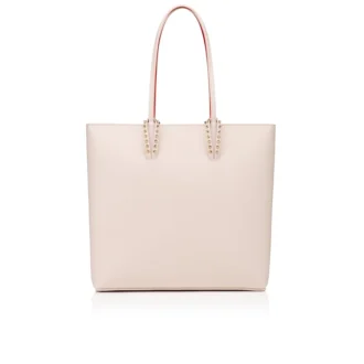 Cabata – Tote Bag – Calf Leather and Spikes – Leche