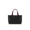 Cabata – Tote Bag – Soft Calf Leather and Spikes – Black