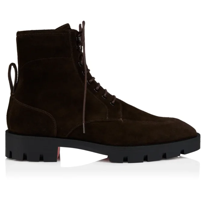 Caracolo Lion – Boots – Reversed Calf Leather – Cafe – Men