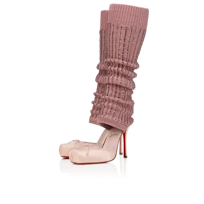 Cassia Annmac – 100 Mm Pumps – Crepe Satin and Mesh – Poupee – Women