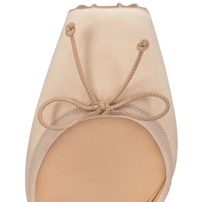 Cassia Lace up – 100 Mm Strappy Pumps – Crepe Satin – Blush – Women