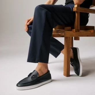 Chambeliboat – Boat Shoes – Calf Leather – Black – Men Chambeliboat – Boat Shoes – Calf Leather – Black – Men