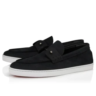 Chambeliboat – Boat Shoes – Reversed Nubuck Leather – Black – Men