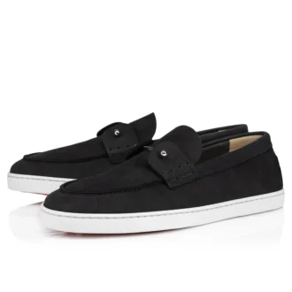 Chambeliboat – Boat Shoes – Reversed Nubuck Leather – Black – Men