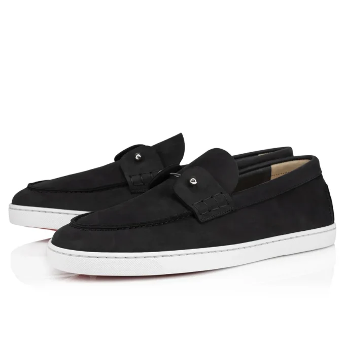 Chambeliboat – Boat Shoes – Reversed Nubuck Leather – Black – Men Chambeliboat – Boat Shoes – Reversed Nubuck Leather – Black – Men