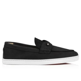 Chambeliboat – Boat Shoes – Reversed Nubuck Leather – Black – Men