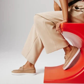 Chambeliboat – Boat Shoes – Reversed Nubuck Leather – Lionne – Women