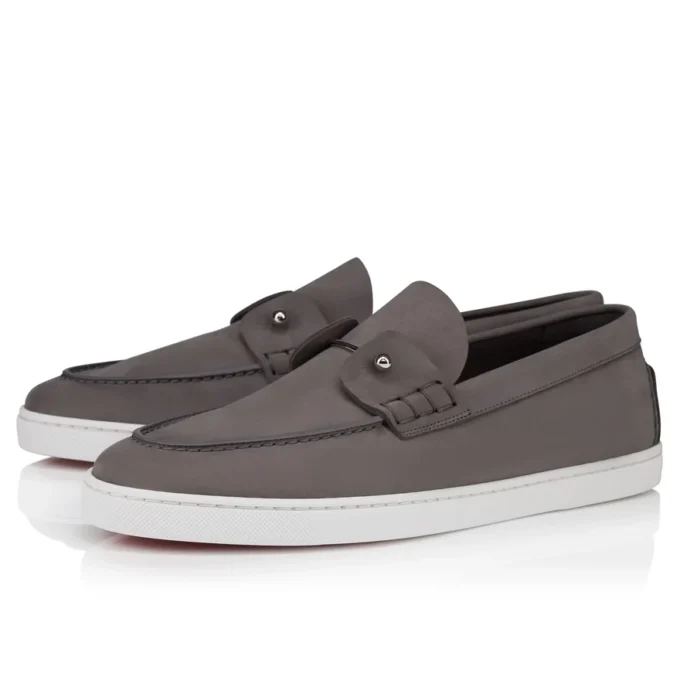 Chambeliboat – Boat Shoes – Reversed Nubuck Leather – Smoky – Men