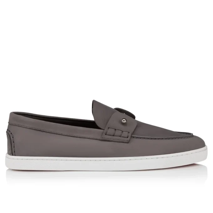 Chambeliboat – Boat Shoes – Reversed Nubuck Leather – Smoky – Men